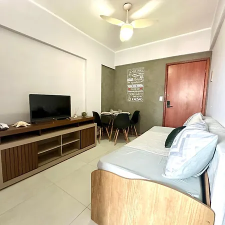 Apartamento Aconchegante 8 Min A Pe Ate A Praia Praia Grande  Exterior foto