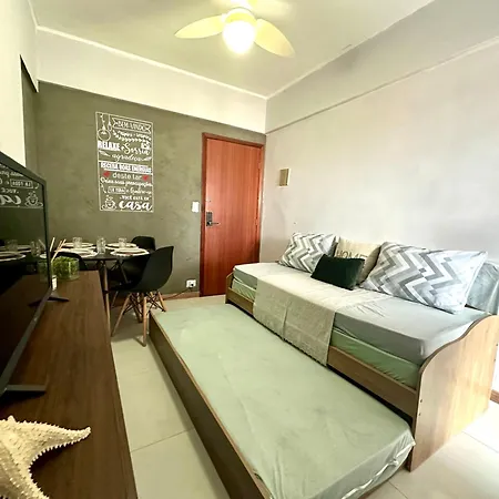 Apartamento Aconchegante 8 Min A Pe Ate A Praia Praia Grande  Exterior foto